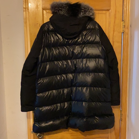 Derek Lam 10 Crossby Real Fox Fur Duck Down Jacket